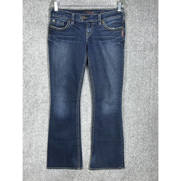 Silver Tuesday Bootcut Jeans Womens Size 29x33 Blue Denim‎ - Picture 1 of 16
